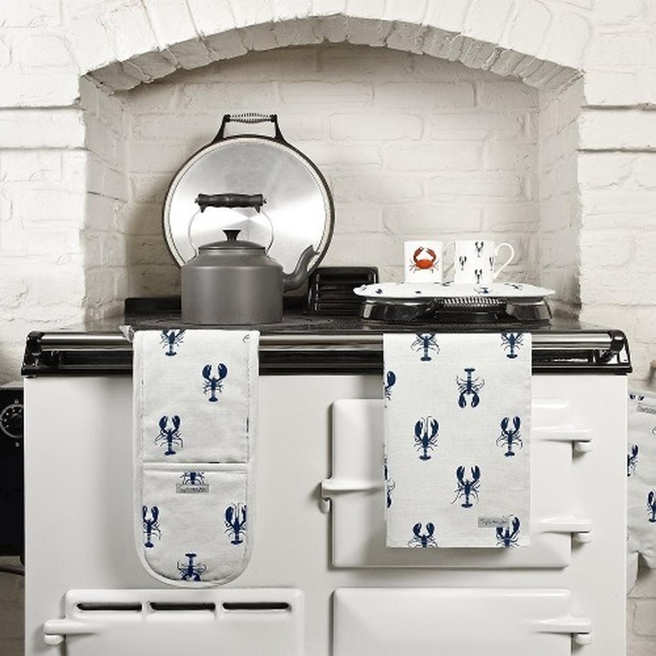 sophie-allport-lobster-tea-towel - Sophie Allport Lobster Tea Towel