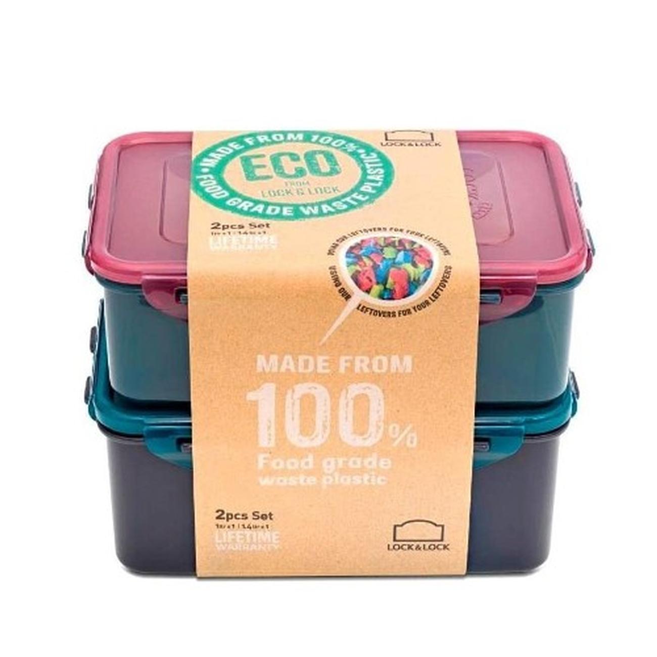 lock-n-lock-eco-2pc-containers-set - Lock & Lock Eco Containers 2pc Set