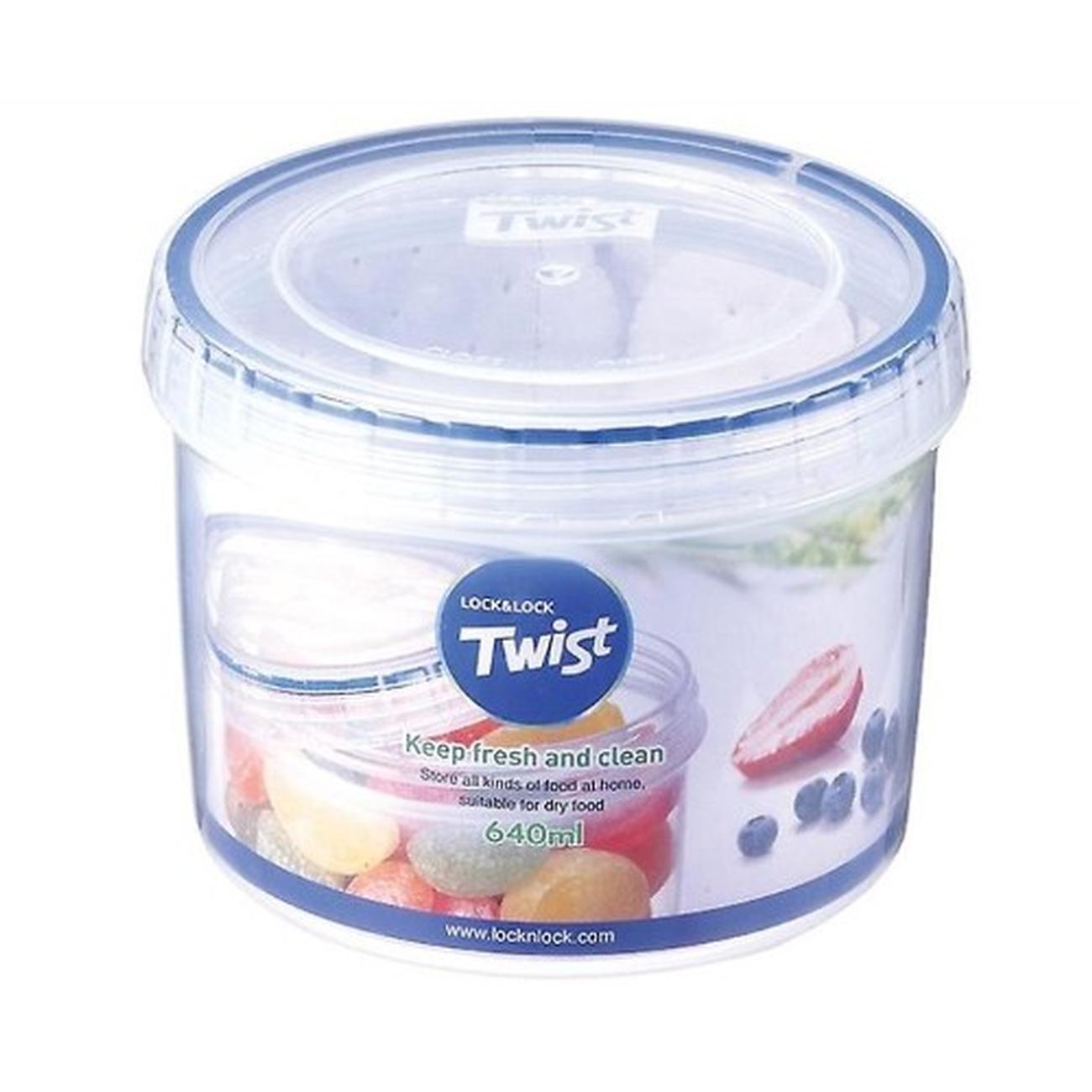lock-n-lock-twist-round-container-640ml - Lock n Lock Twist Round Container 640ml