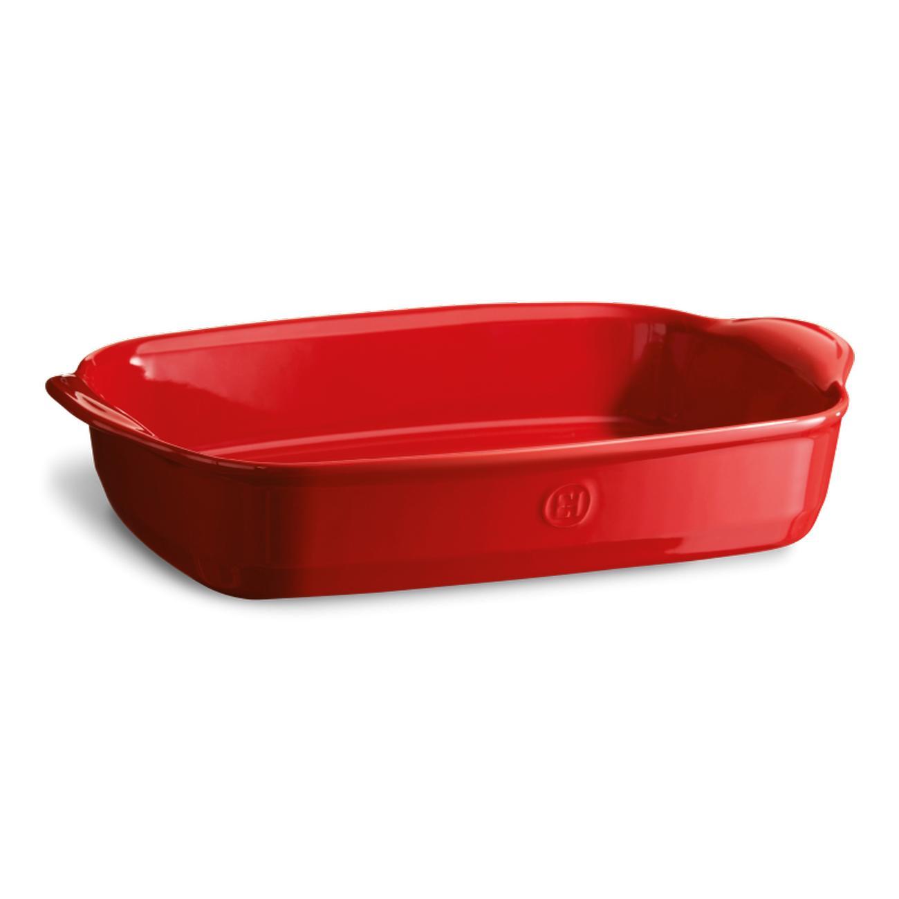 emile-henry-rectangular-oven-dish-large-red - Emile Henry Red Rectangular Oven Dish
