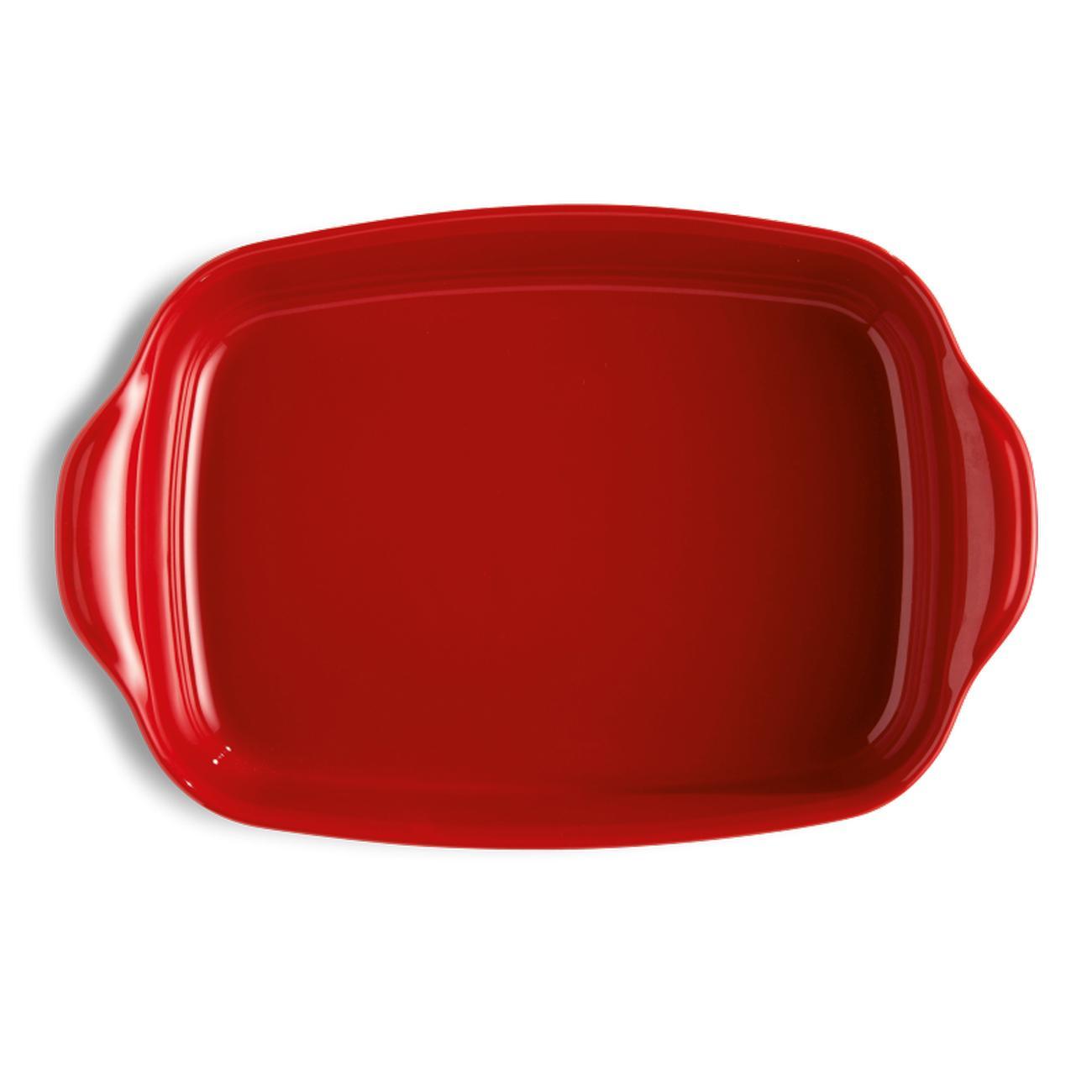 emile-henry-rectangular-oven-dish-large-red - Emile Henry Red Rectangular Oven Dish Large