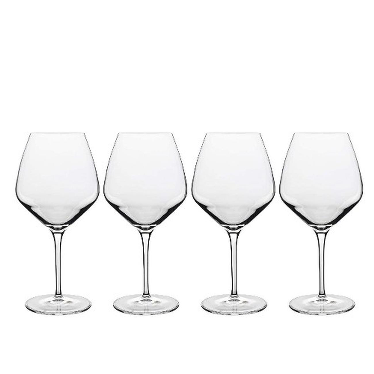luigi-bormioli-regency-pinot-noir-red-wine-glasses-4pc-set-610ml - Luigi Bormioli Regency Pinot Noir Wine Glasses 4pc Set