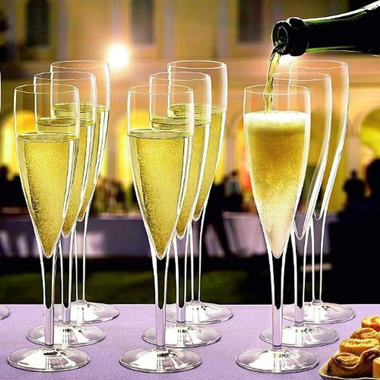 Personalized Champagne Flute - Luigi Bormioli