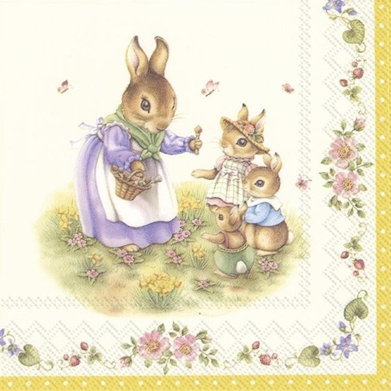 IHR V&B Lunch Napkins Spring Fantasy Easter