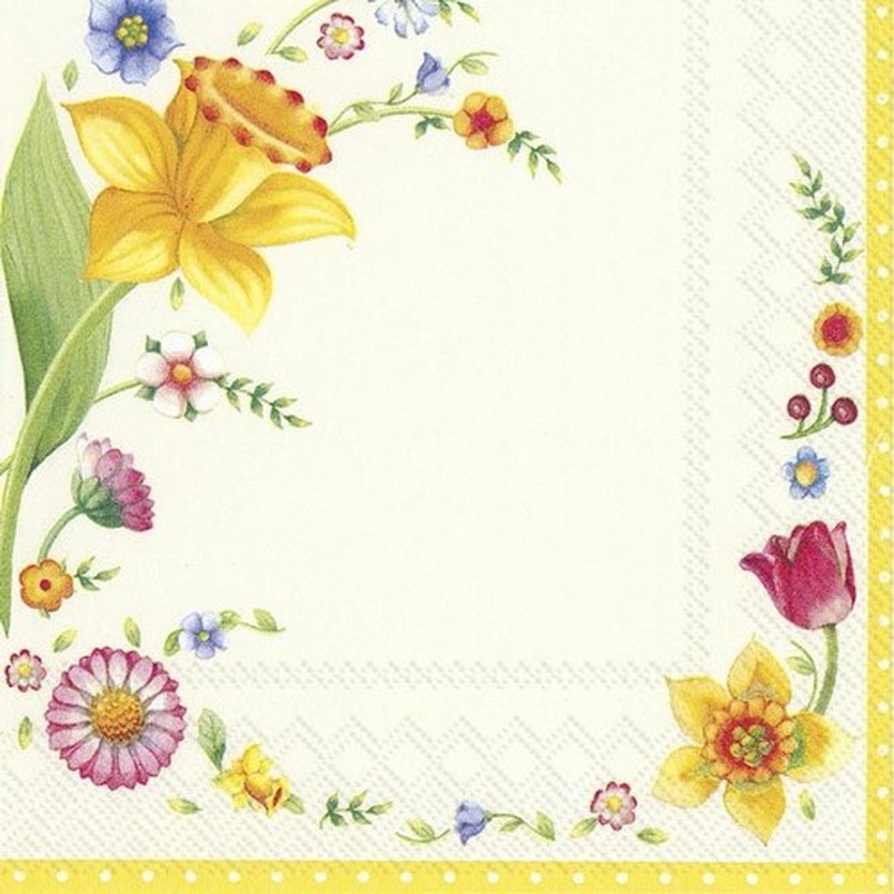 ihr-lunch-napkin-spring-fantasy-flowers-Easter-villeroy-and-boch - IHR V&B Lunch Napkins Spring Fantasy Flowers