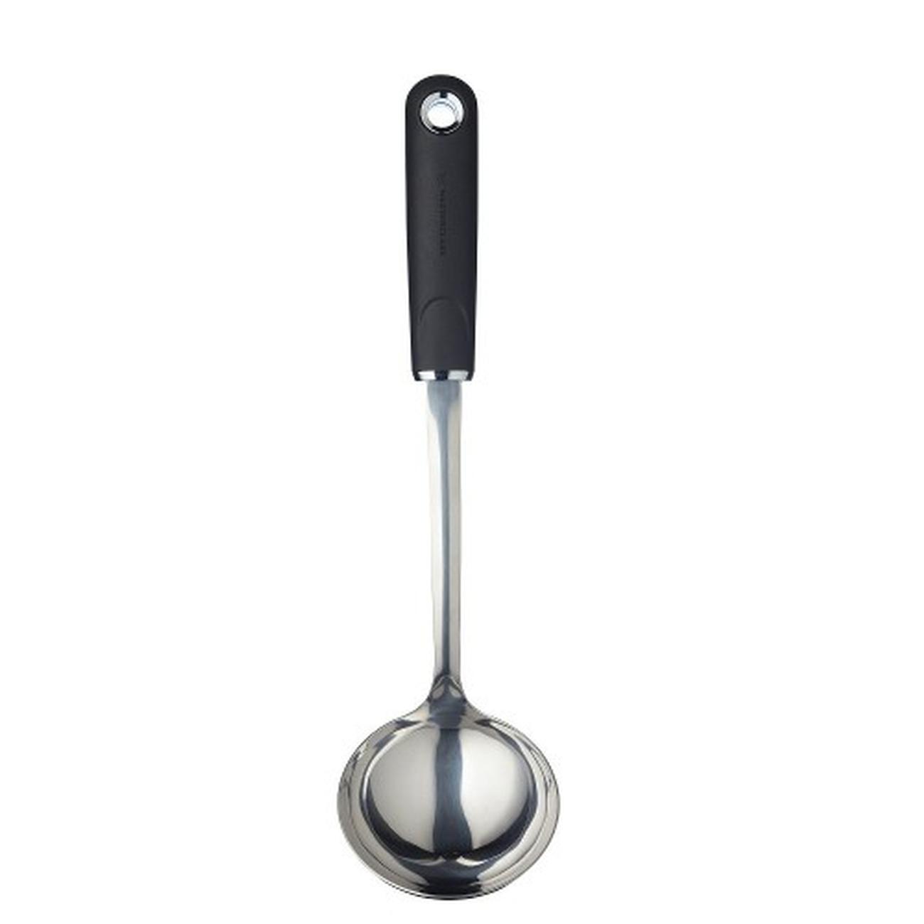 kitchencraft-soft-grip-stainless-steel-ladle - KitchenCraft Soft Grip Stainless Steel Ladle