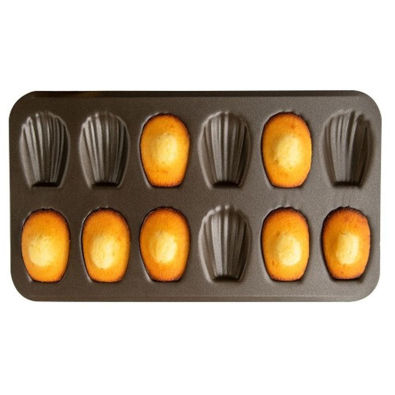 gobel-12-madeleine-baking-pan-non-stick - Gobel Non-Stick Madeleine Baking Sheet