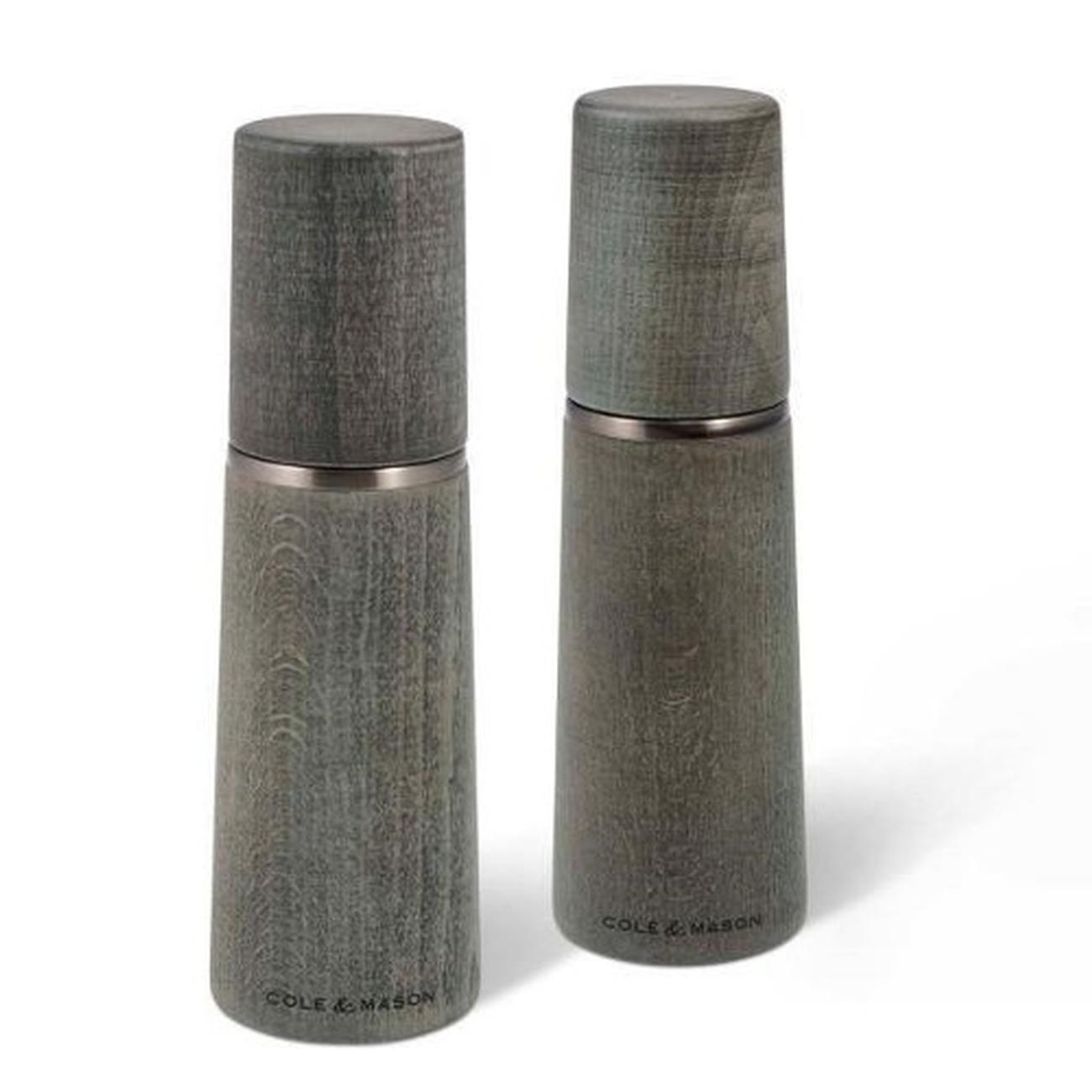 cole-mason-marlow-salt-pepper-mills-set-grey - Cole & Mason Marlow Salt & Pepper Mills Set Grey