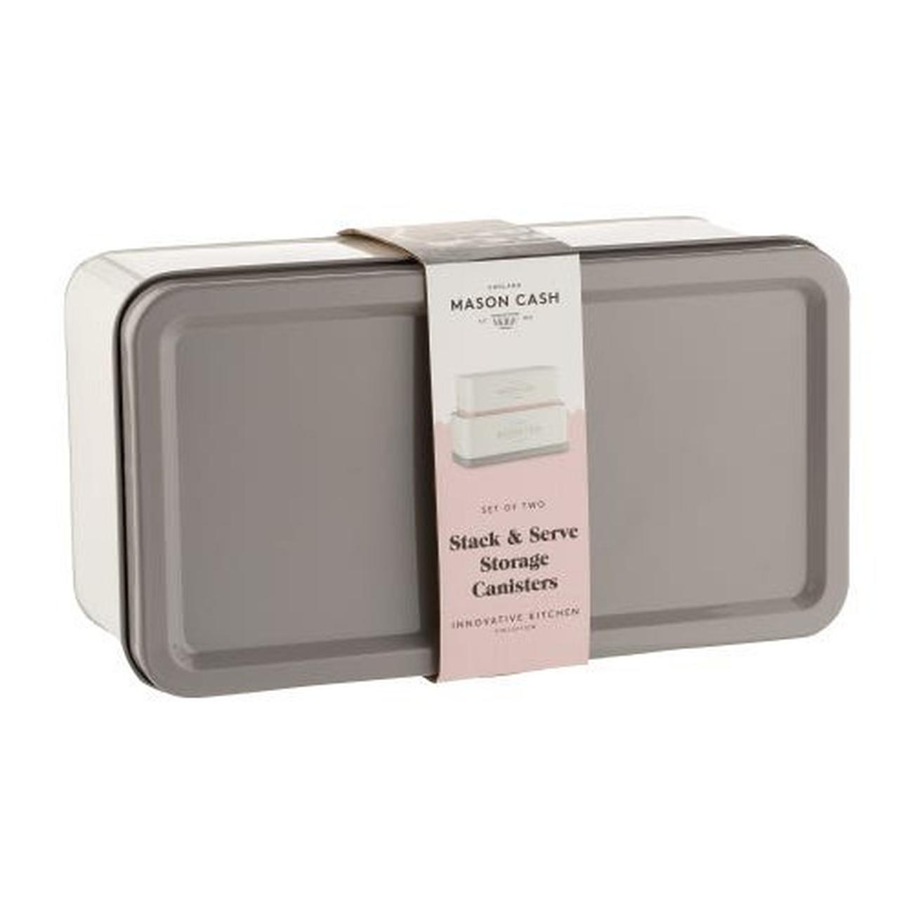mason-cash-set-2-rectangular-storage-tins-innovative-kitchen - Mason Cash Innovative Kitchen Set of 2 Rectangular Storage Tins