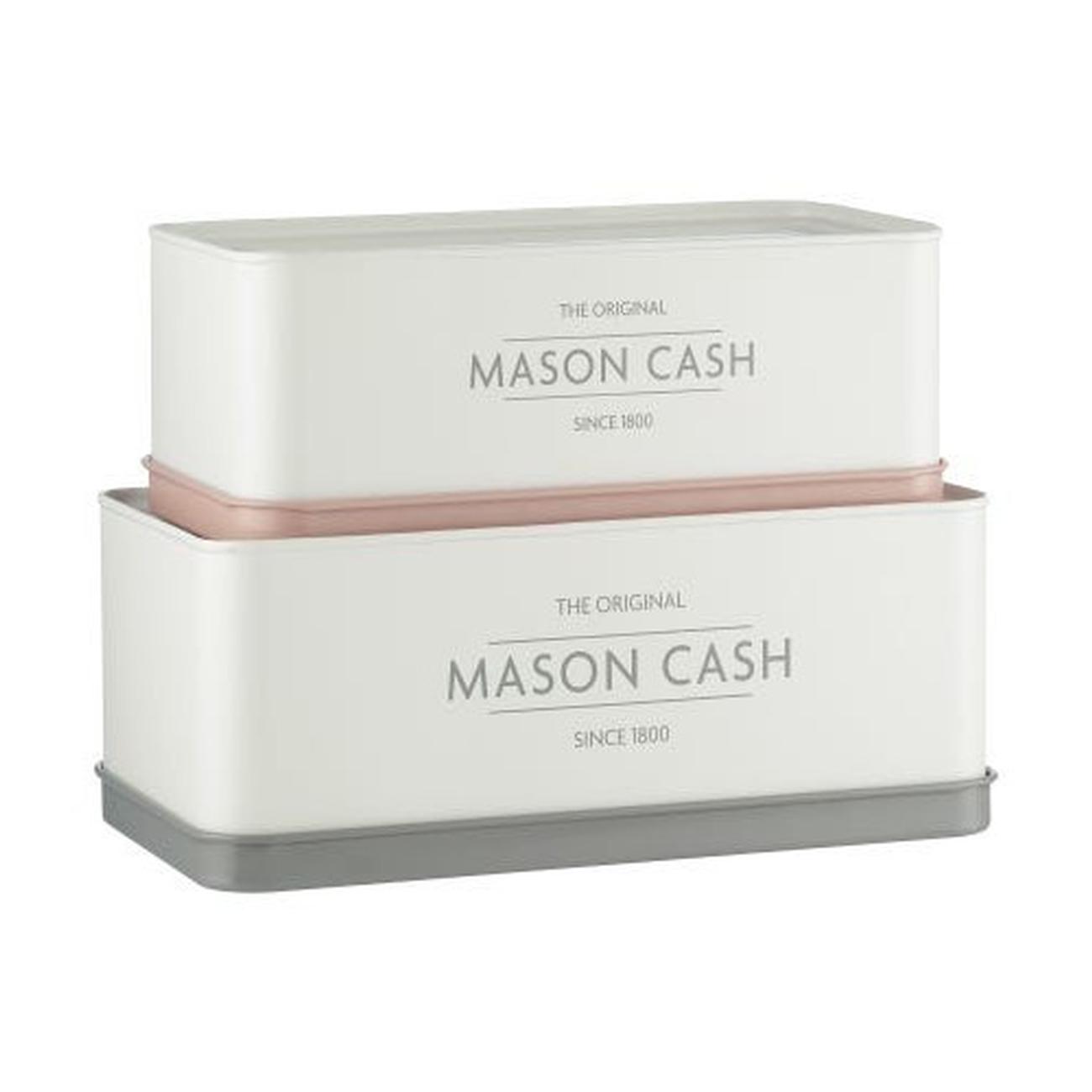 mason-cash-set-2-rectangular-storage-tins-innovative-kitchen - Mason Cash Innovative Kitchen Set of 2 Rectangular Storage Tins