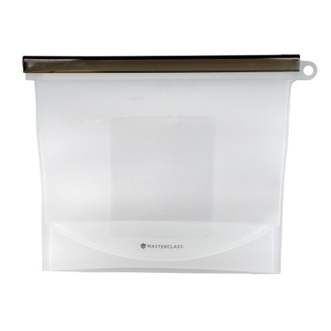 masterclass-reusable-silicone-storage-bag-1500ml - MasterClass Reusable Silicone Food Bag 1500ml