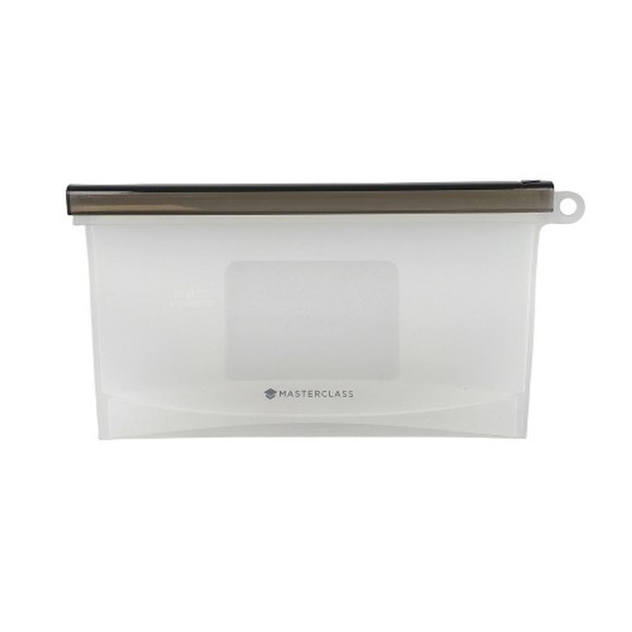 masterclass-reusable-silicone-storage-bag-500ml - MasterClass Reusable Silicone Food Bag 500ml