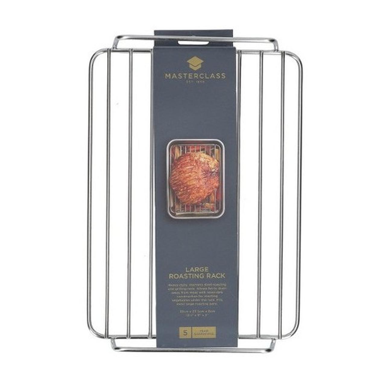 masterclass-roasting-rack-stainless-steel-large - MasterClass Stainless Steel Roasting Rack Large