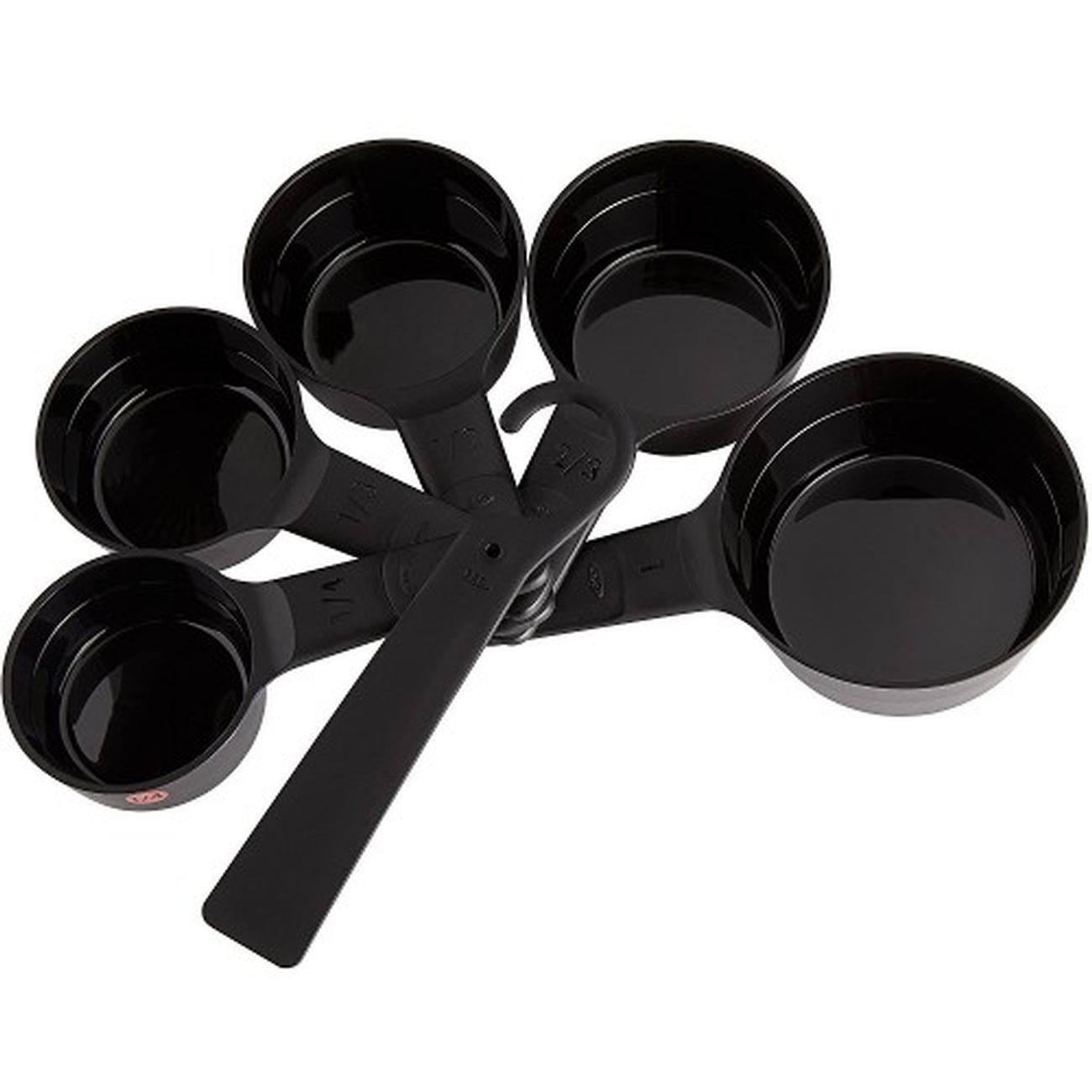 OXO Good Grips 6 Pc. Plastic Measuring Cups - Snaps - Black - Spoons N Spice