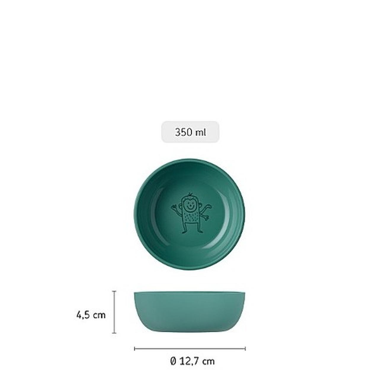mepal-mio-kids-bowl-deep-turquoise - Mepal Mio Children's Bowl Deep Turquoise