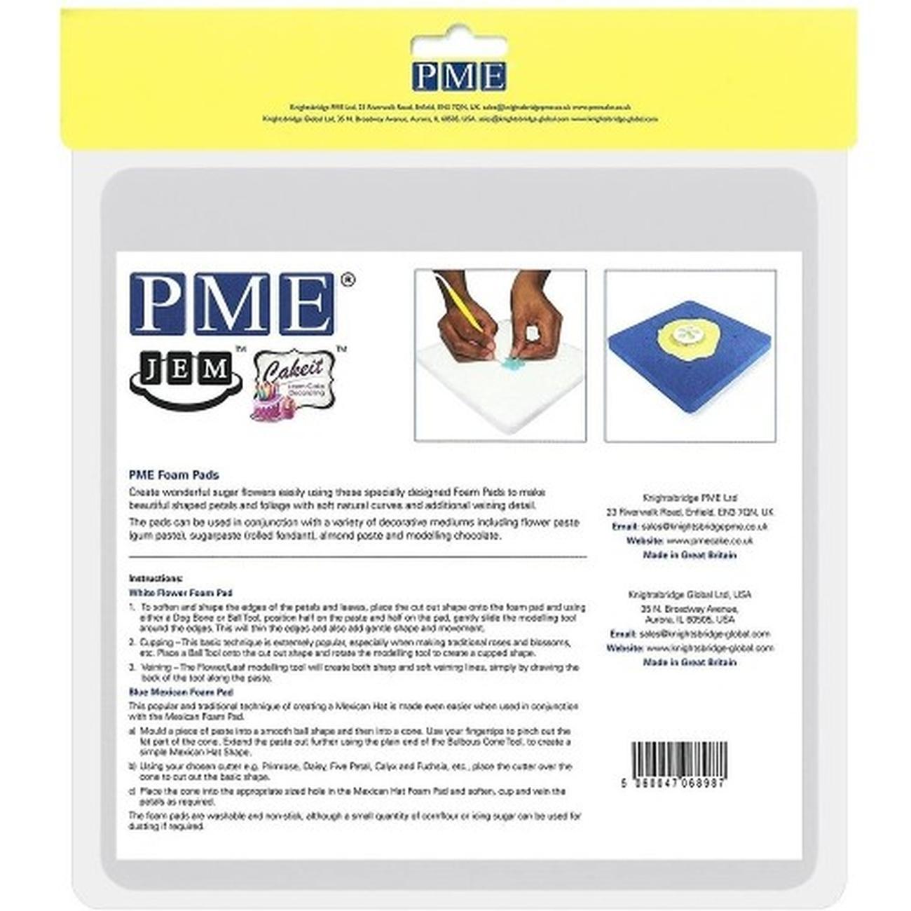 pme-mexican-and-flower-foam-pads-2pc - PME Mexican & Flower Foam Pads Set of 2