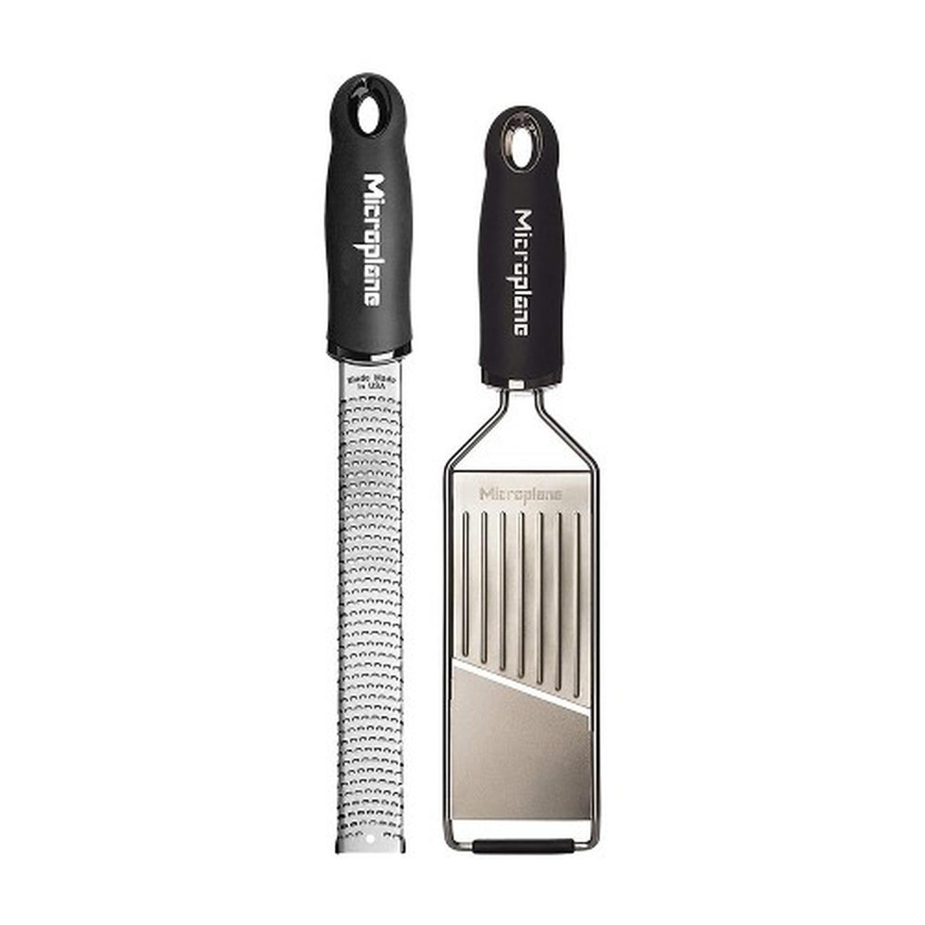 microplane-gourmet-grater-set-of-two-zester-and-vegetable-slicer - Microplane Gourmet Grater Gift Set of 2