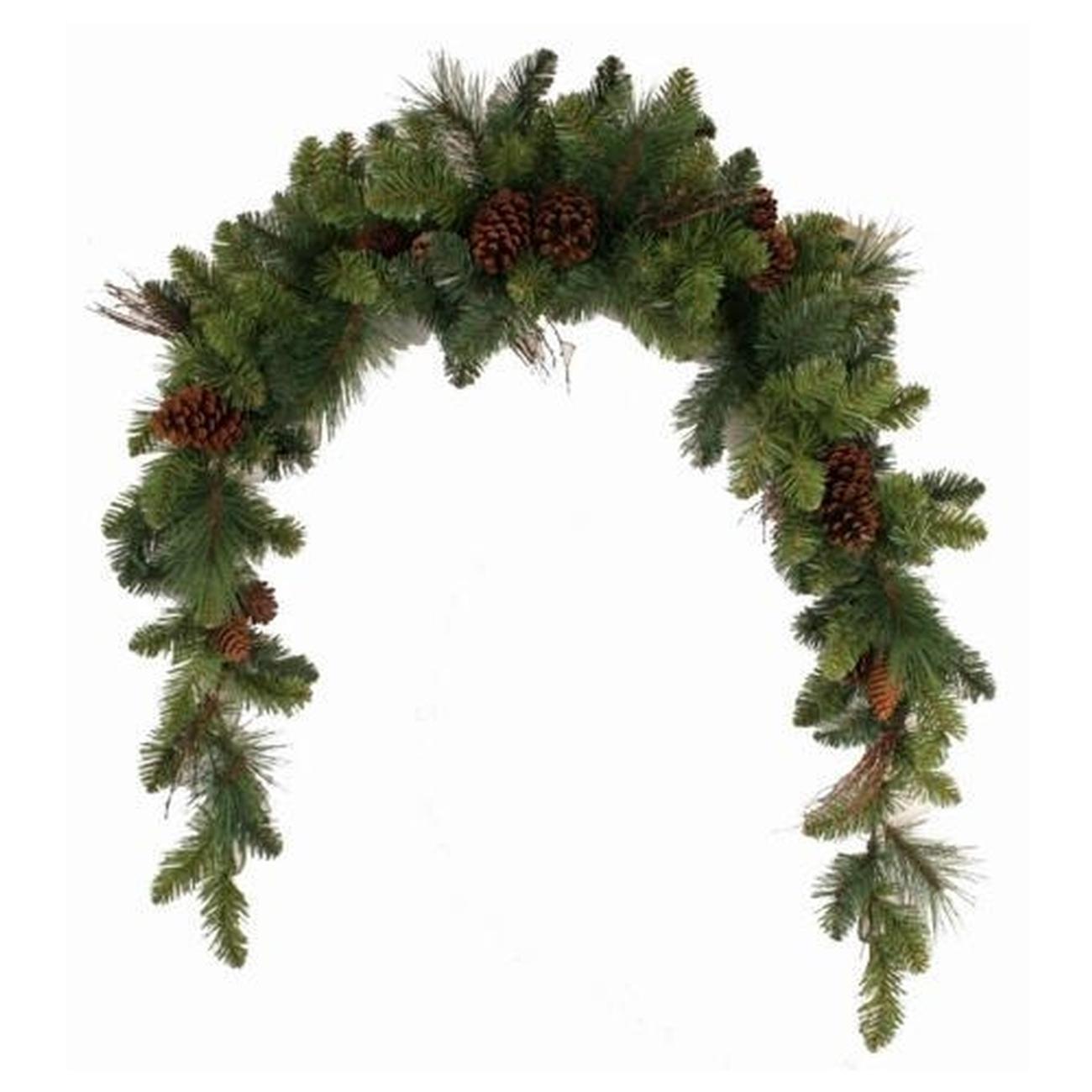 autumn-mixed-pine-swag-6-feet - Autumn Mixed Pine Swag 6ft