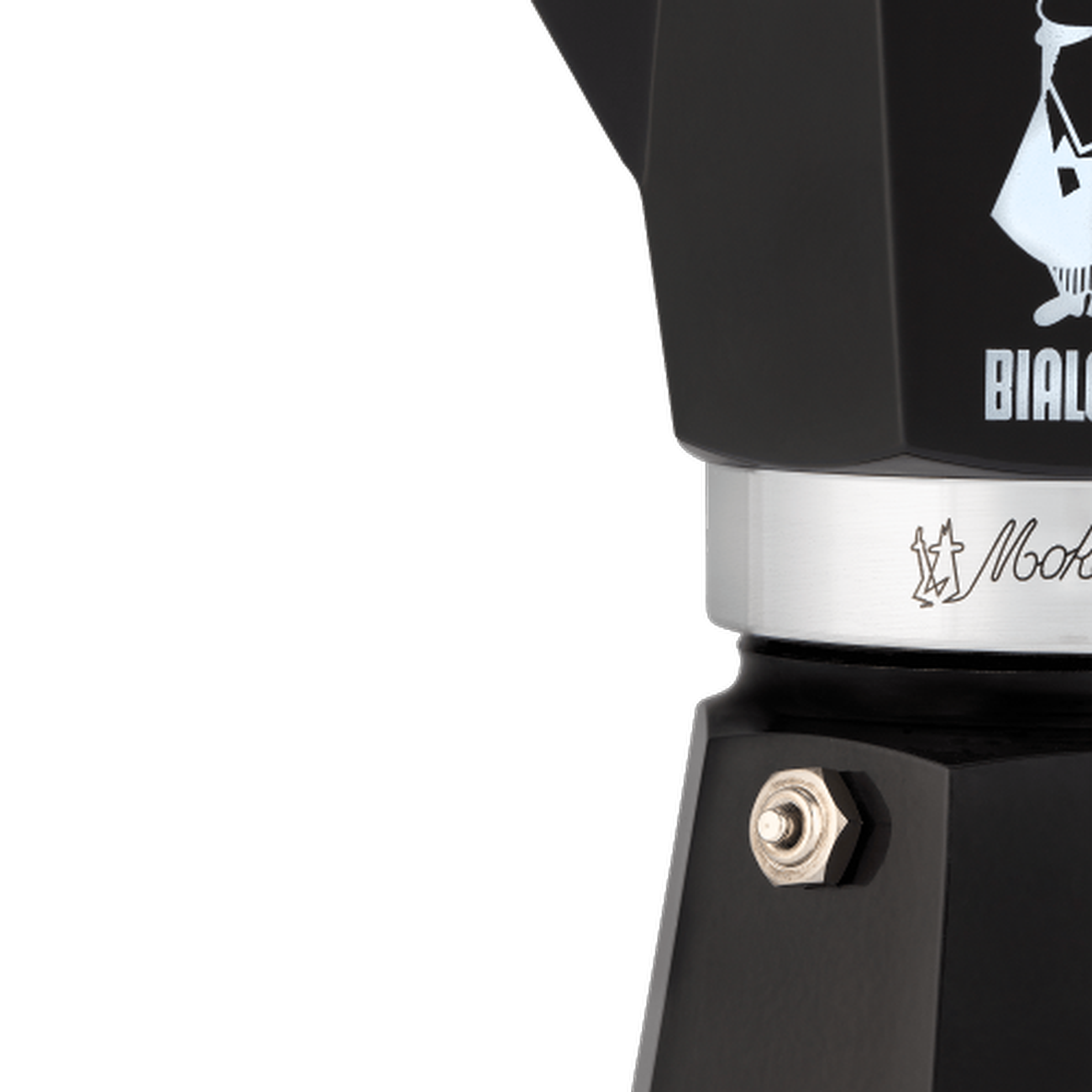 bialetti-moka-express-6-cup-black-espresso-maker - Bialetti Moka Express 6 Cup Black