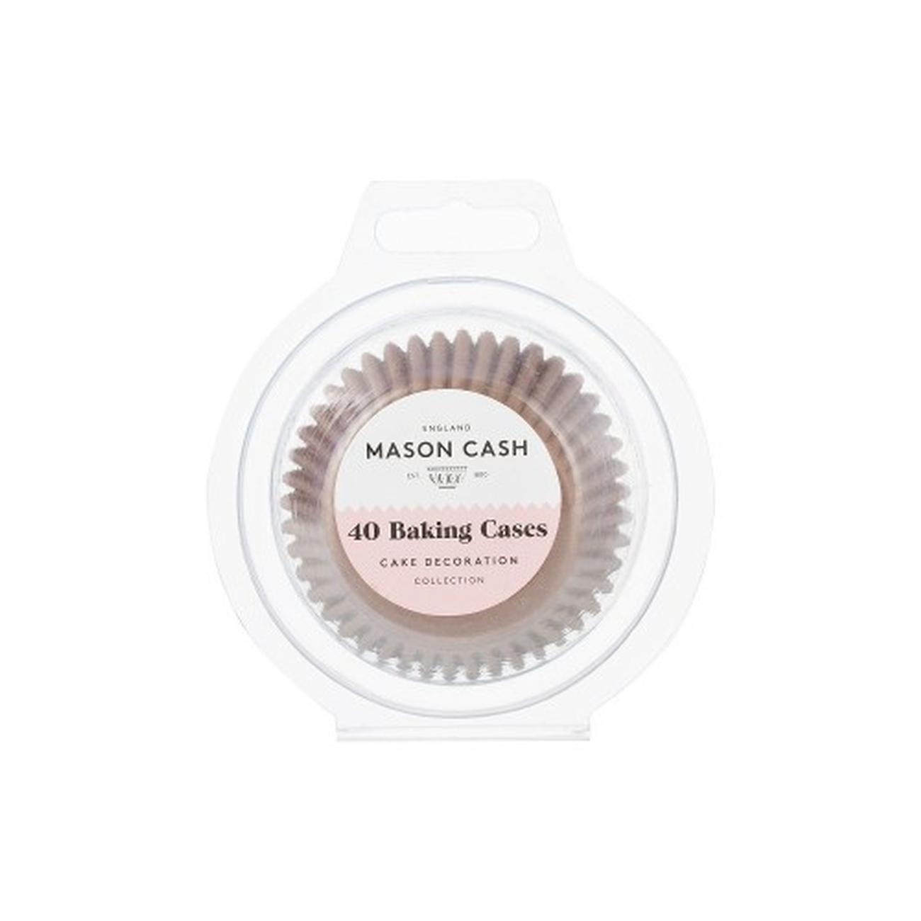mason-cash-muffin-cases-brown-40pc - Mason Cash 40 Muffin Cases