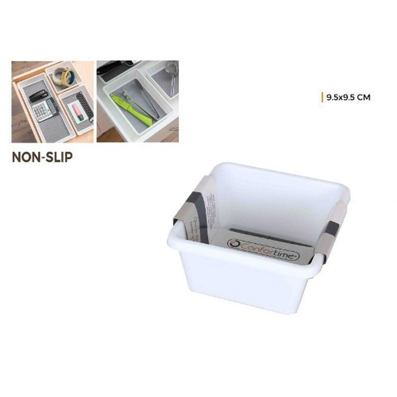 multi-purpose-organiser-non-slip-95x95mm - Multi-purpose Shelf Organiser Non-slip 9.5x9.5cm
