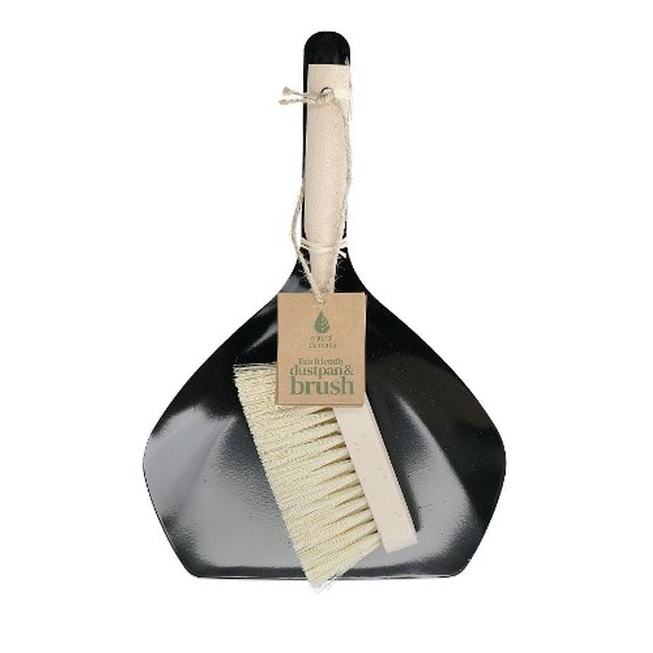 kitchencraft-dustpan-and-brush-set-natural-elements - Natural Elements Dustpan & Brush Set