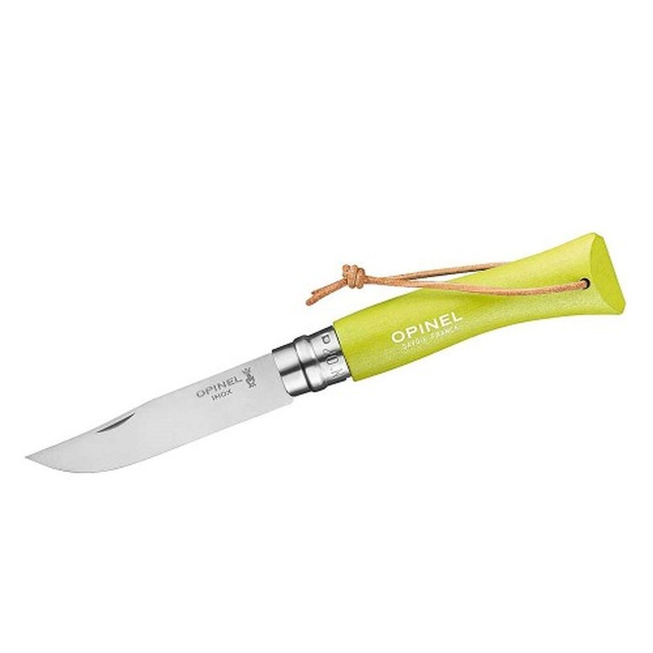 opinel-n07-trekking-pocket-knife-anise-green - Opinel N07 Trekking Pocket Knife Anise Green
