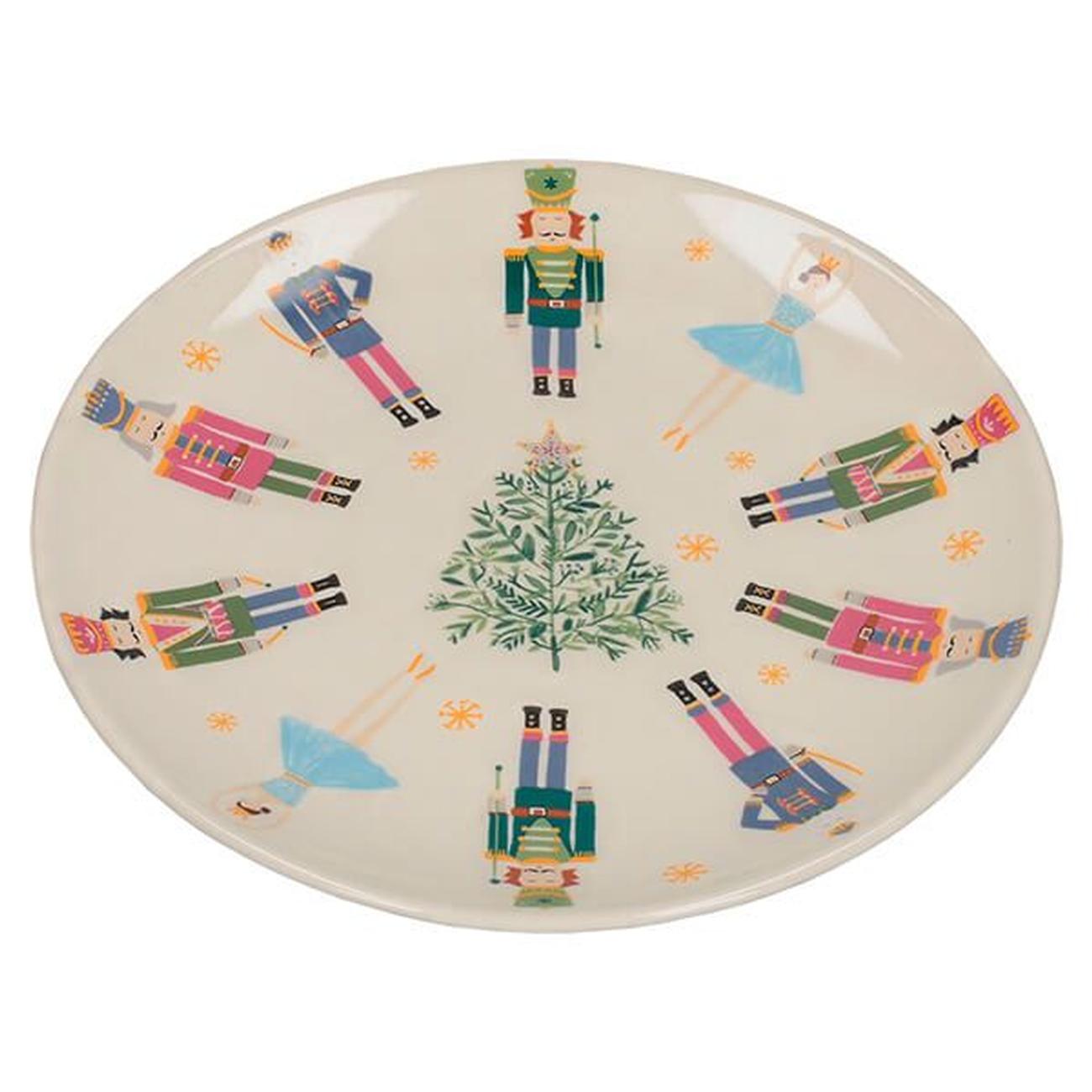 KitchenCraft The Nutcracker Collection Nutcracker Canape Plate