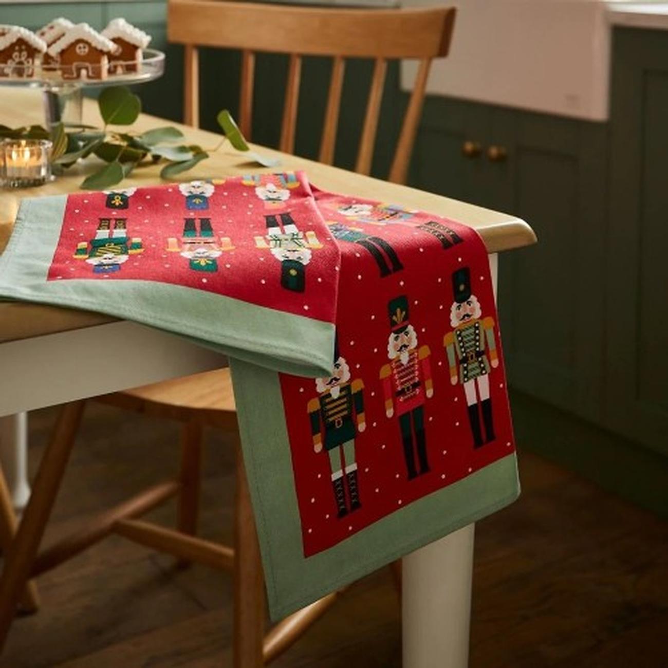 ulster-weavers-recycled-cotton-tea-towel-nutcracker-parade-Christmas - Ulster Weavers Nutcracker Parade Recycled Cotton Tea Towel
