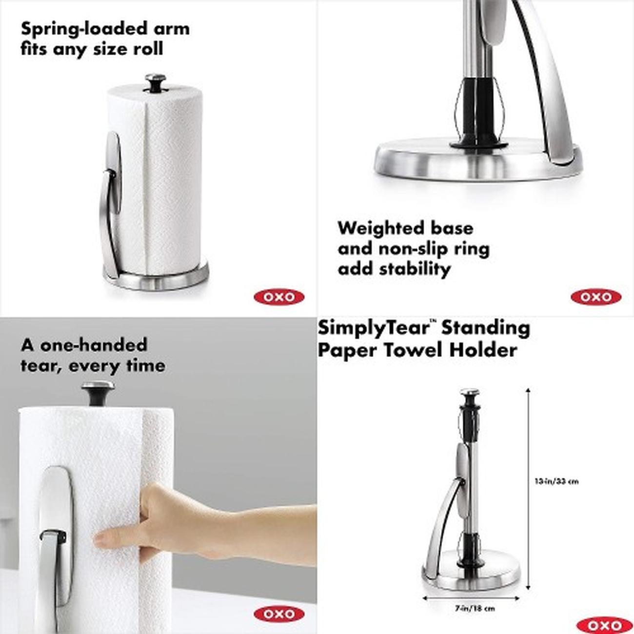 Oxo Good Grips Paper Towel Holder, SimplyTear