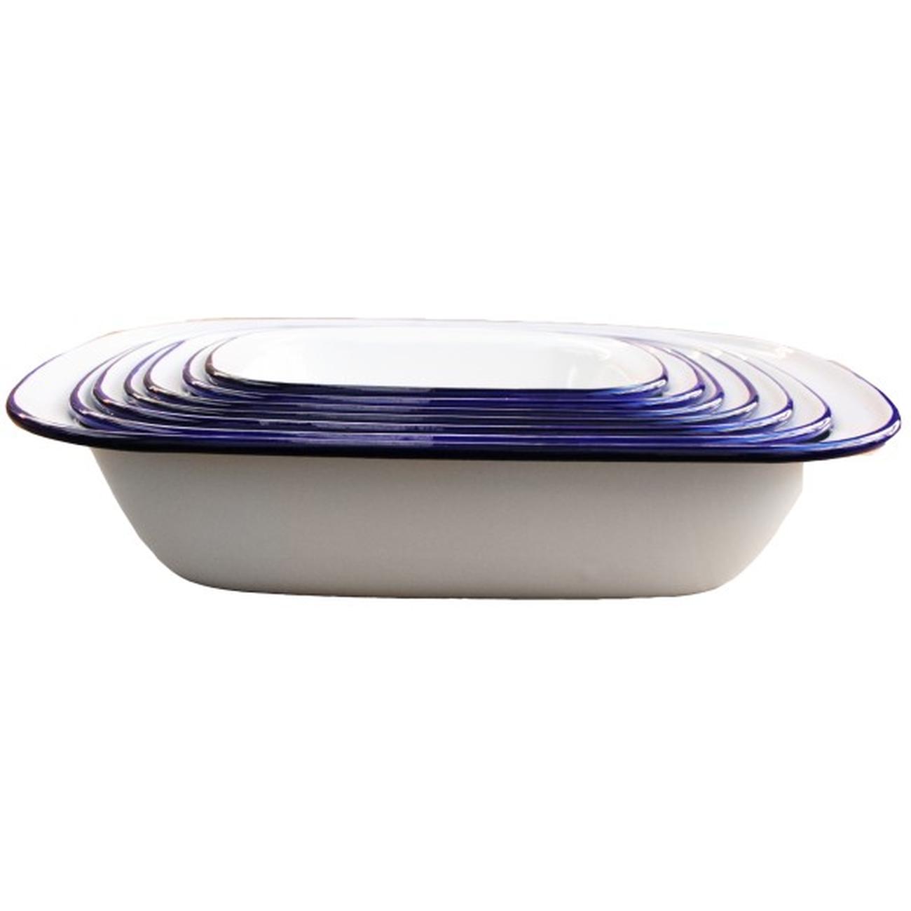 Falcon Enamel Oblong Pie Dish 18cm