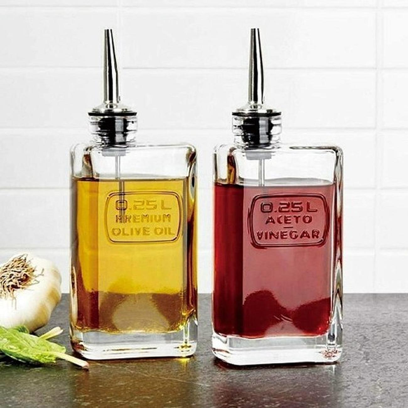 luigi-bormioli-optima-vinegar-bottle-with-pourer-250ml - Luigi Bormioli Optima Vinegar Bottle with Pourer 0.25L
