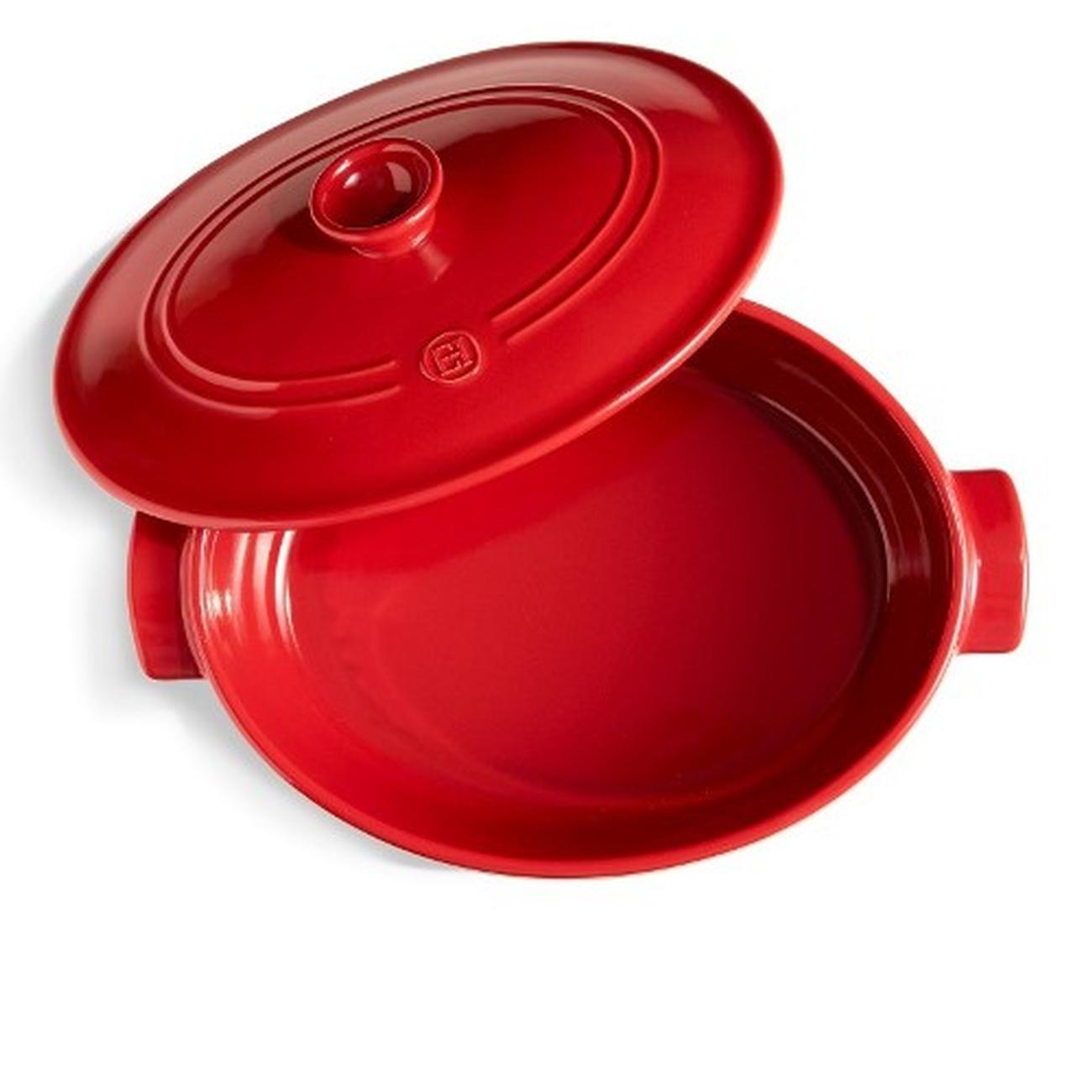 Emile Henry Oval Casserole Red 6L