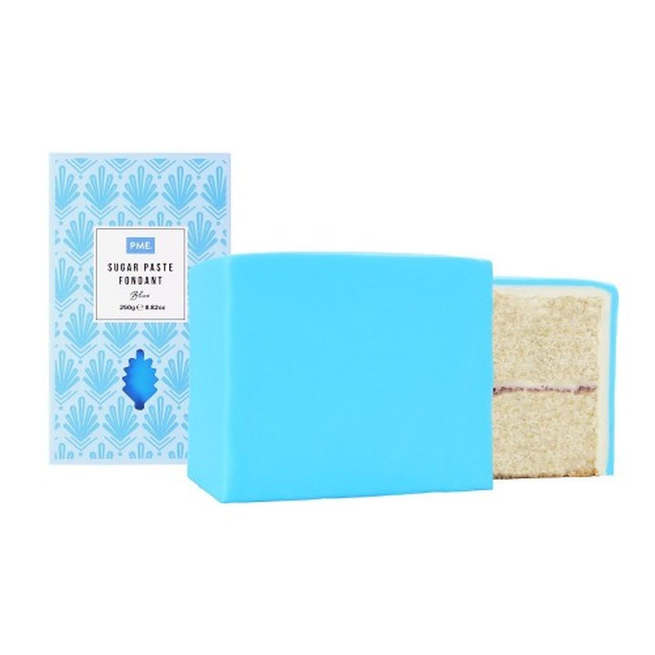 culpitt-cake-decorating-sugar-paste-light-blue-250g - PME Sugar Paste Fondant Light Blue 250g