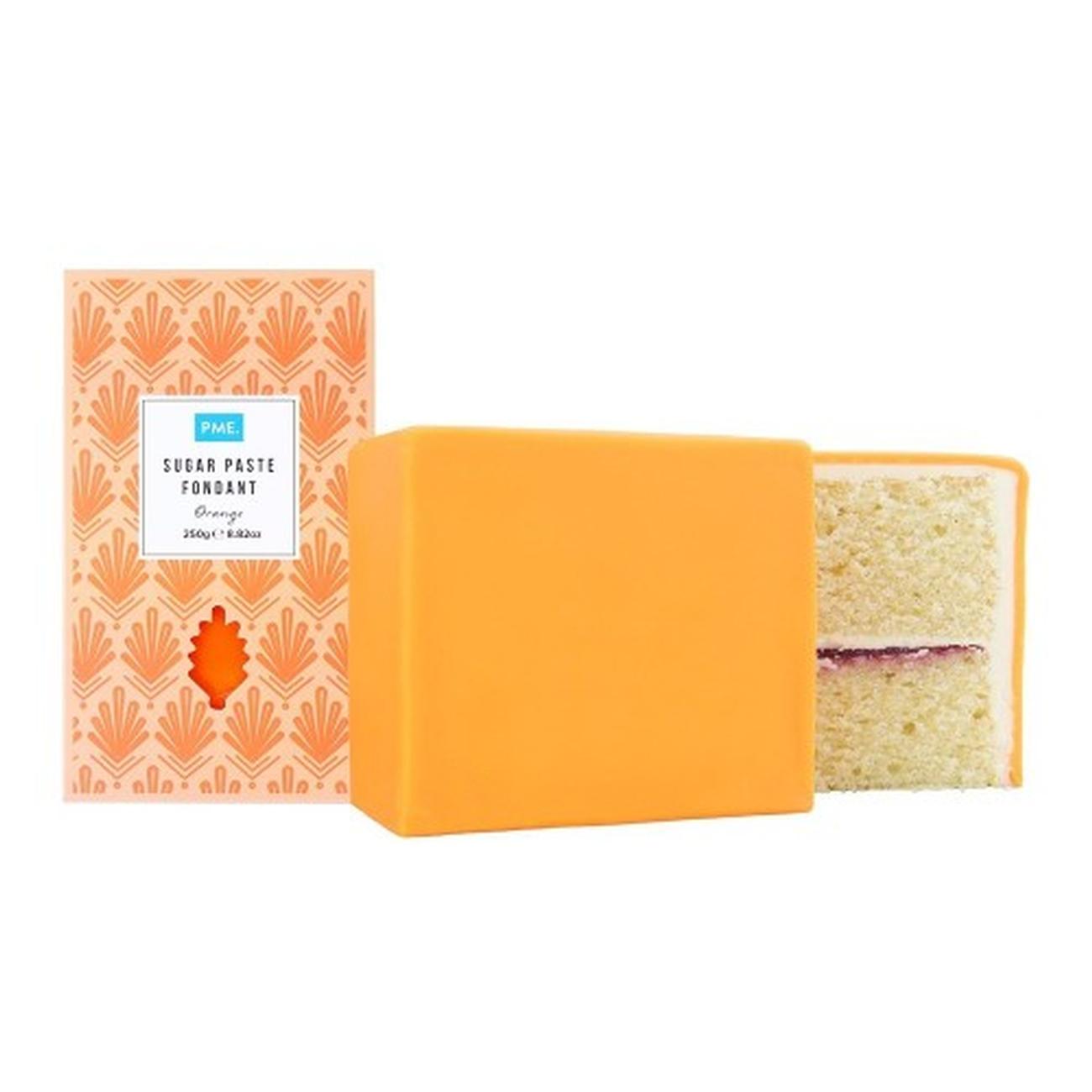 pme-ready-to-use-icing-sugar-tiger-lily-orange-250g - PME Ready to Use Sugar Paste Tiger Lily Orange 250g