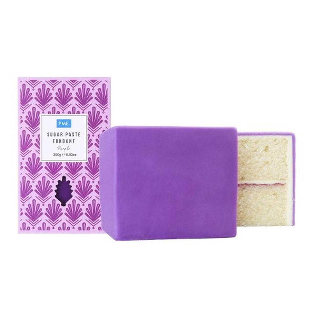 renshaw-sugar-paste-dusky-lavender-250g - PME Sugar Paste Fondant Purple 250g
