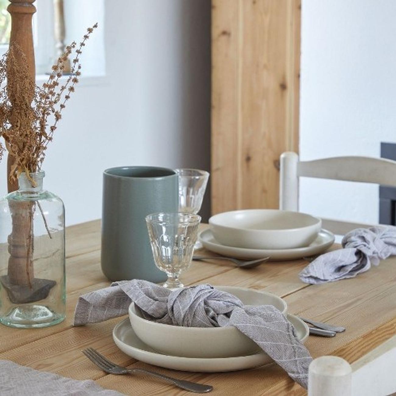 Casafina Blue Speckled Paper Towel Holder, Stoneware & Wood on Food52