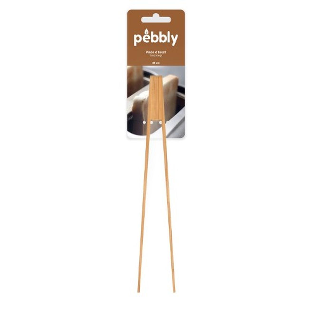 pebbly-natural-bamboo-toast-tongs - Pebbly Bamboo Toast Tongs