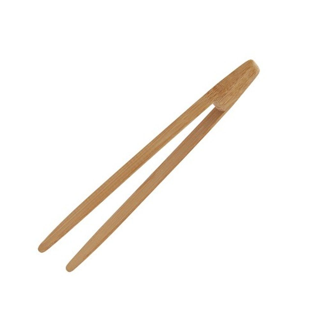 pebbly-natural-bamboo-toast-tongs - Pebbly Bamboo Toast Tongs