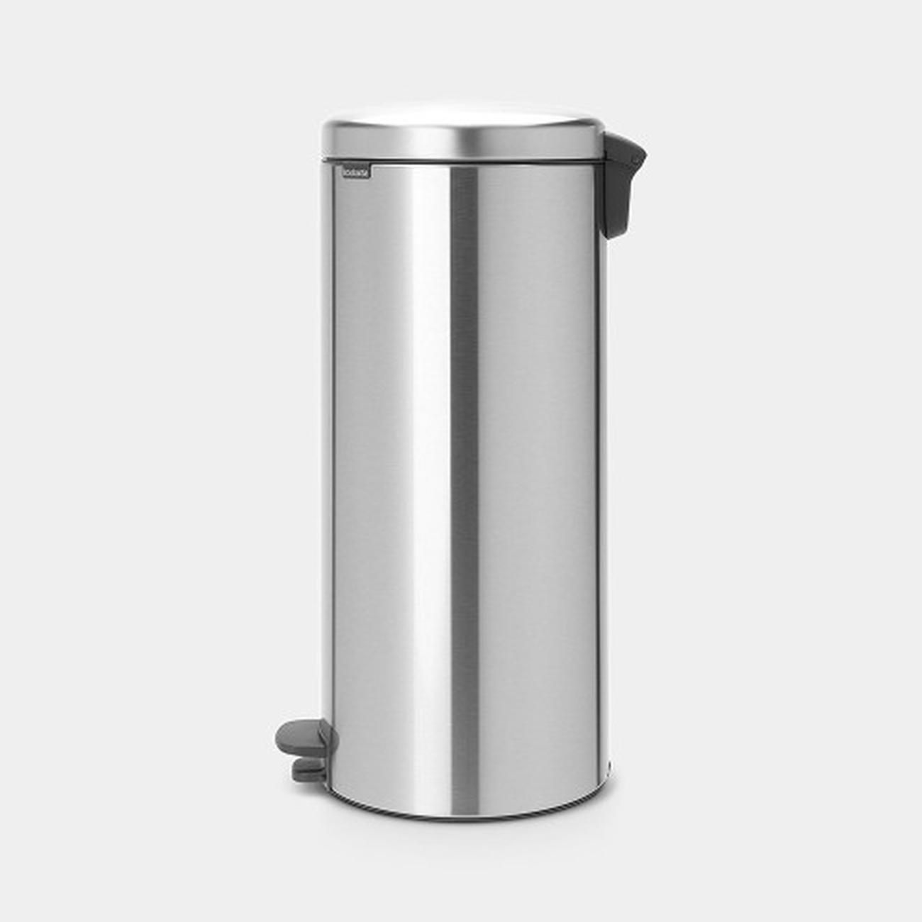 brabantia-pedal-bin-new-icon-30L-matt-steel - Brabantia NewIcon Pedal Bin 30L Matt Steel