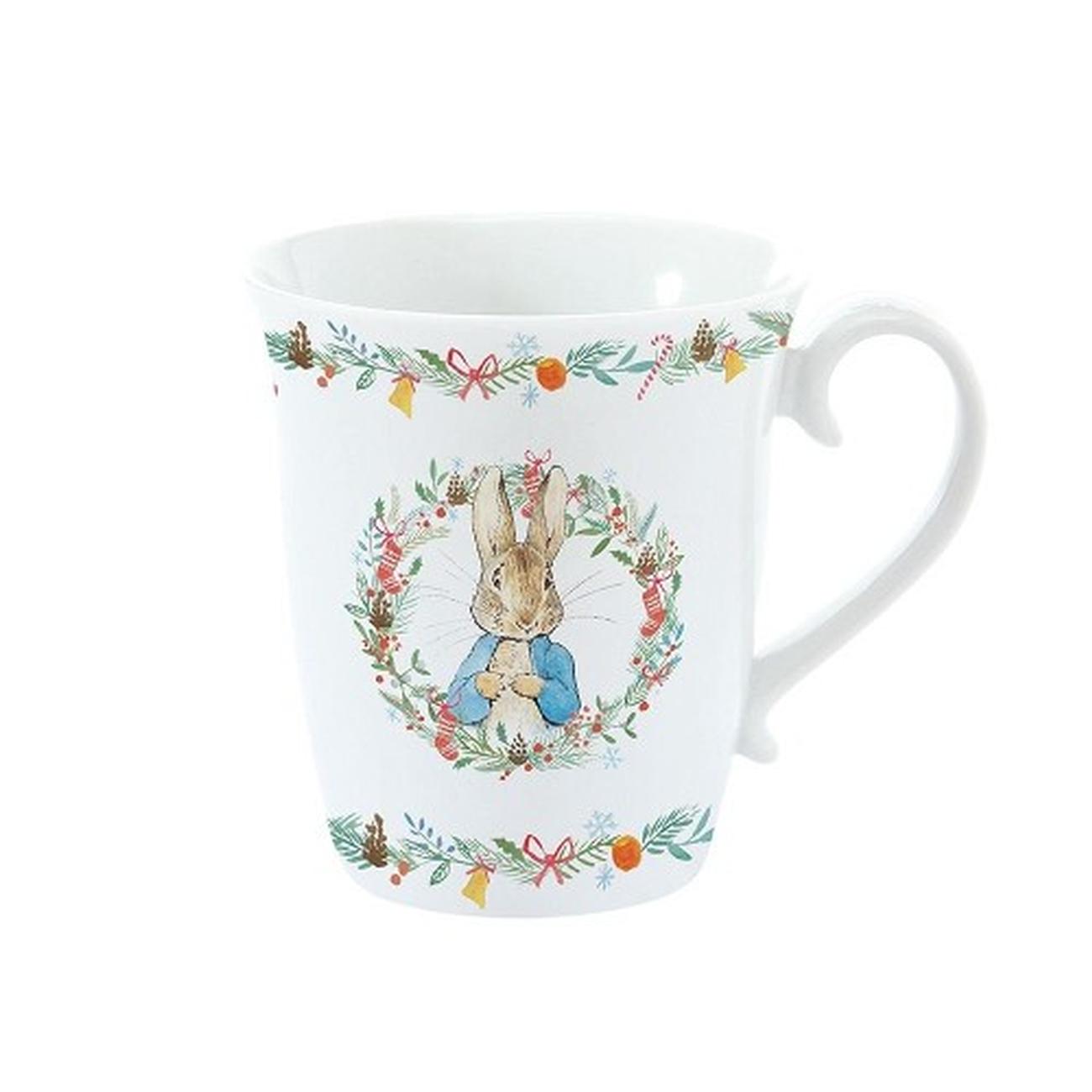 peter-rabbit-Christmas-mug-stow-green - Peter Rabbit Christmas Mug