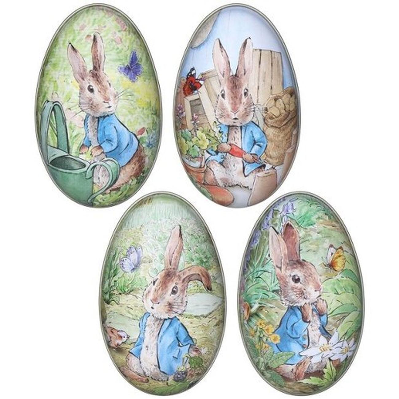 peter-rabbit-medium-easter-egg-tin - Peter Rabbit Easter Egg Tin Medium