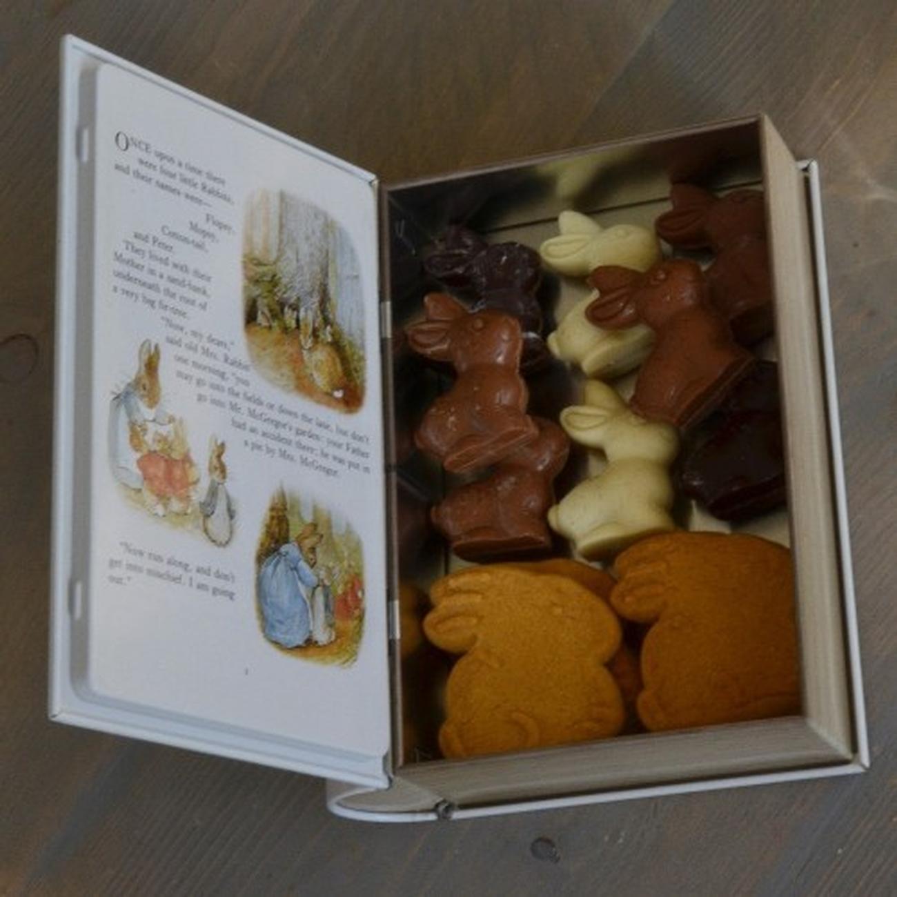 peter-rabbit-book-biscuit-tin - Peter Rabbit Book Tin