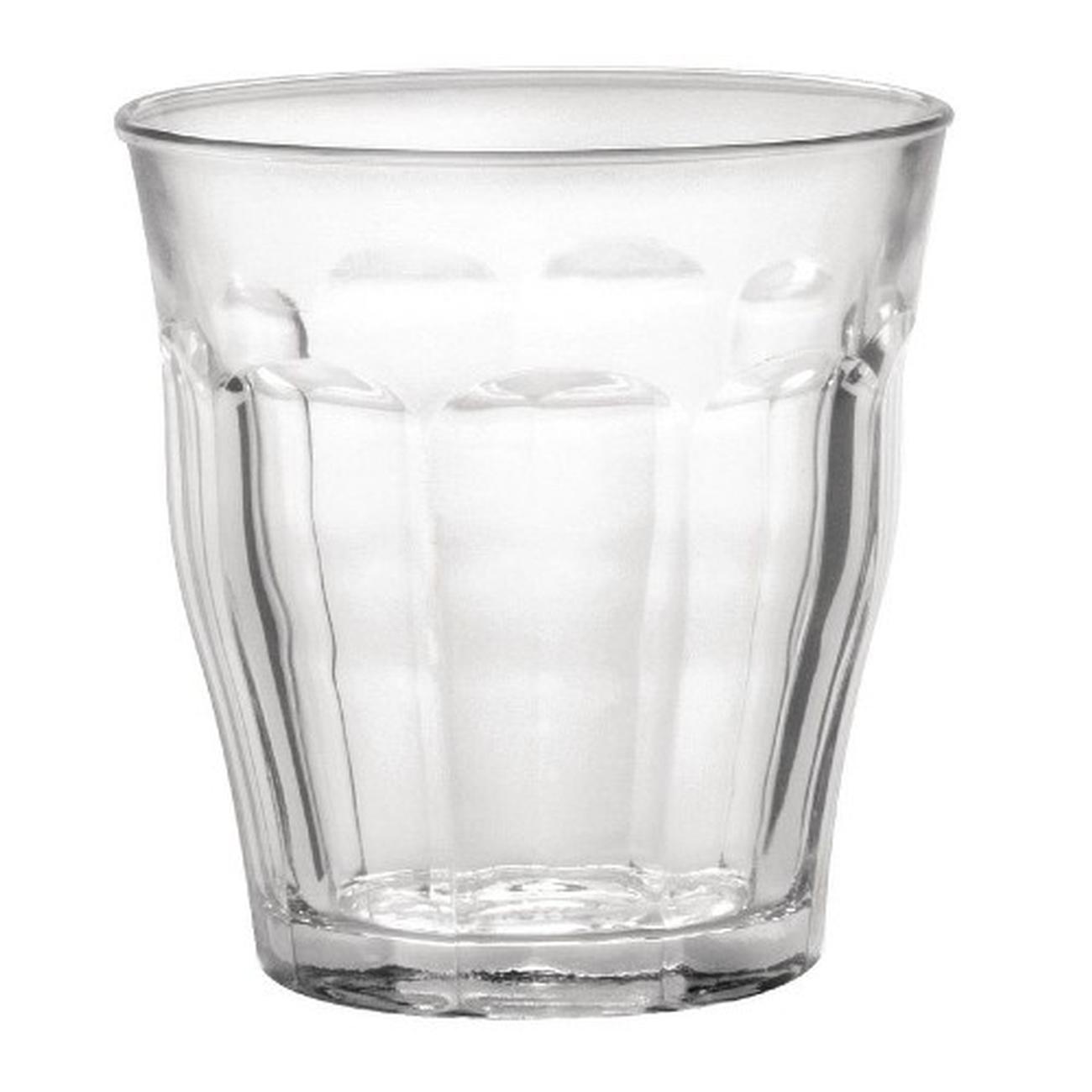 duralex-picardie-set-of-6-clear-glasses-90ml - Duralex Picardie Set of 4 Clear Tumblers 310ml