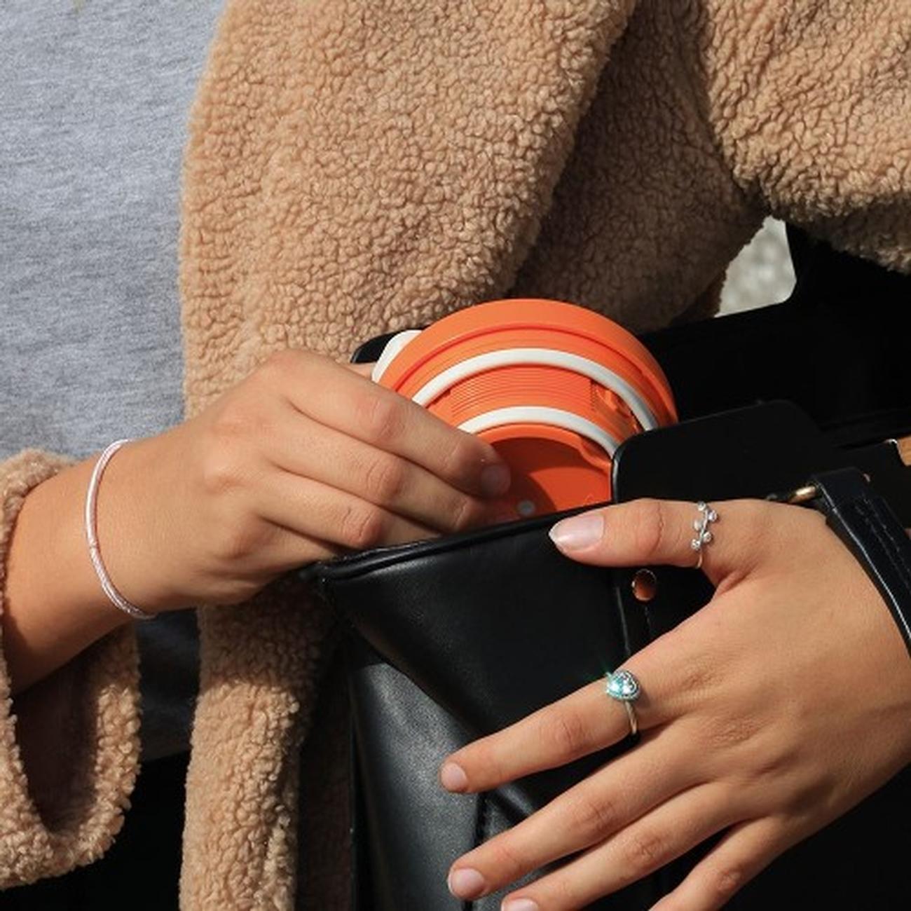 pokito-pop-up-reusable-cup-pumpkin - Pokito Reusable Pop-up Cup Pumpkin