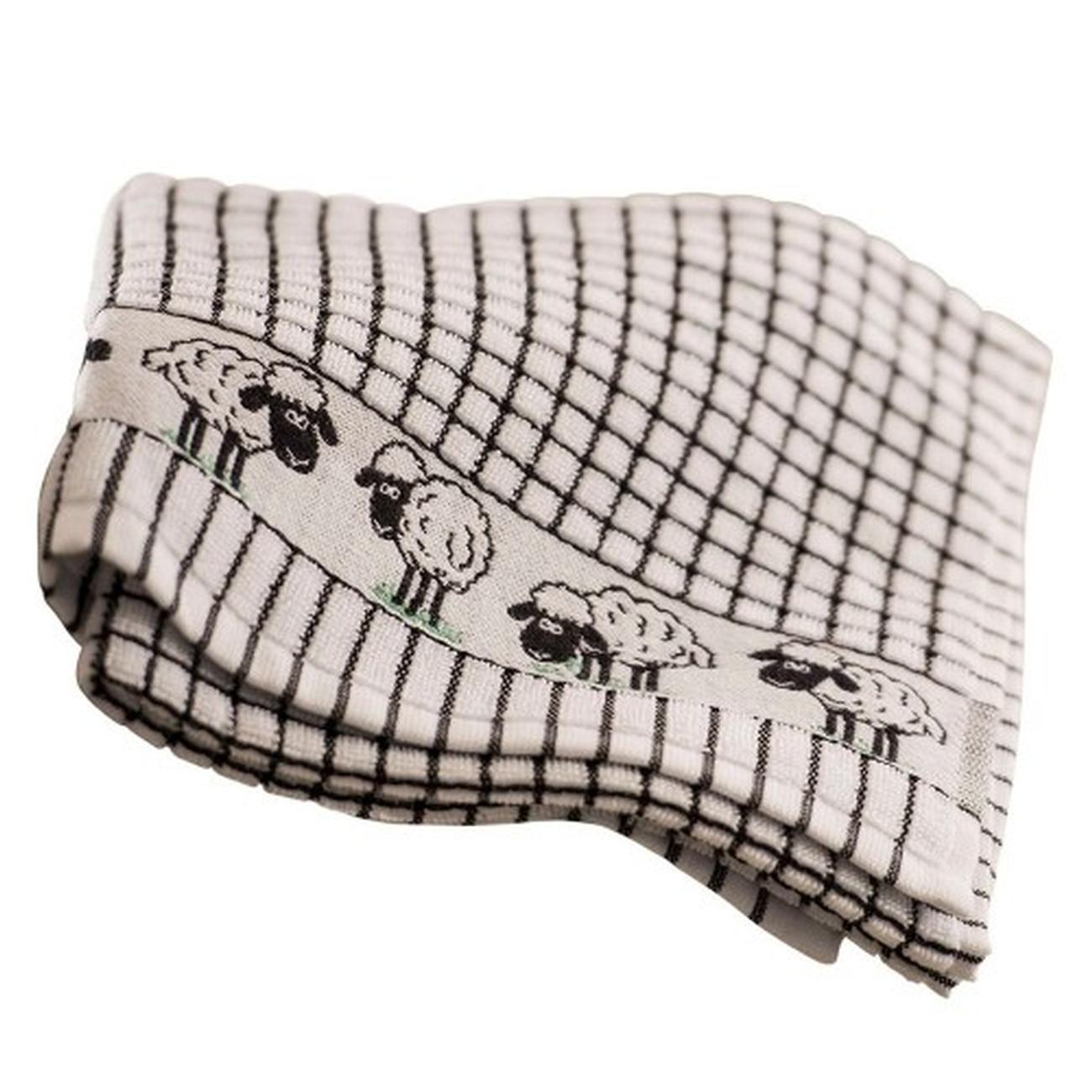 samuel-lamont-poli-dry-tea-towel-black-sheep - Samuel Lamont Poli Dri Tea Towel Black Sheep