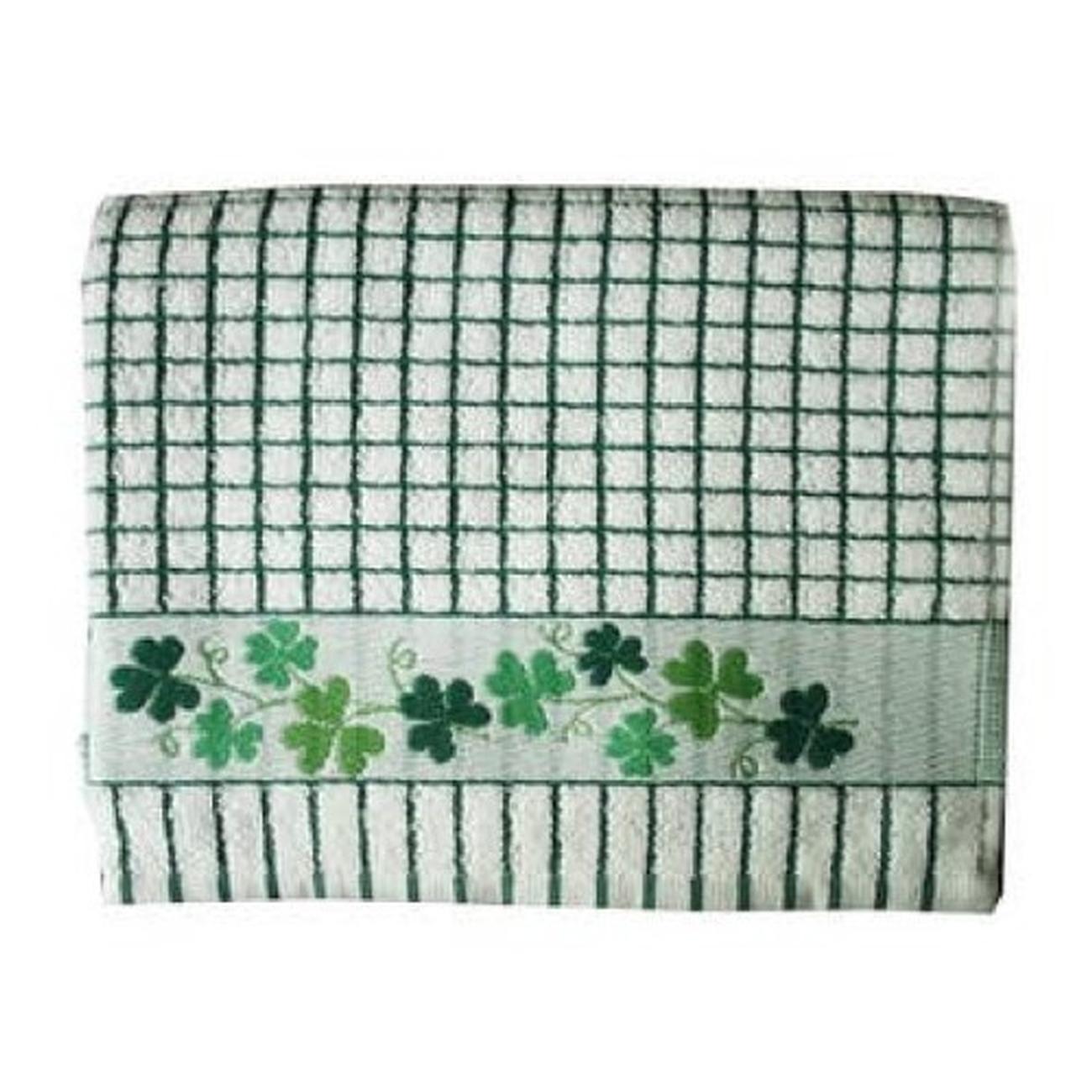 samuel-lamont-poli-dry-tea-towel-shamrock-green - Samuel Lamont Poli Dri Tea Towel Green Shamrock