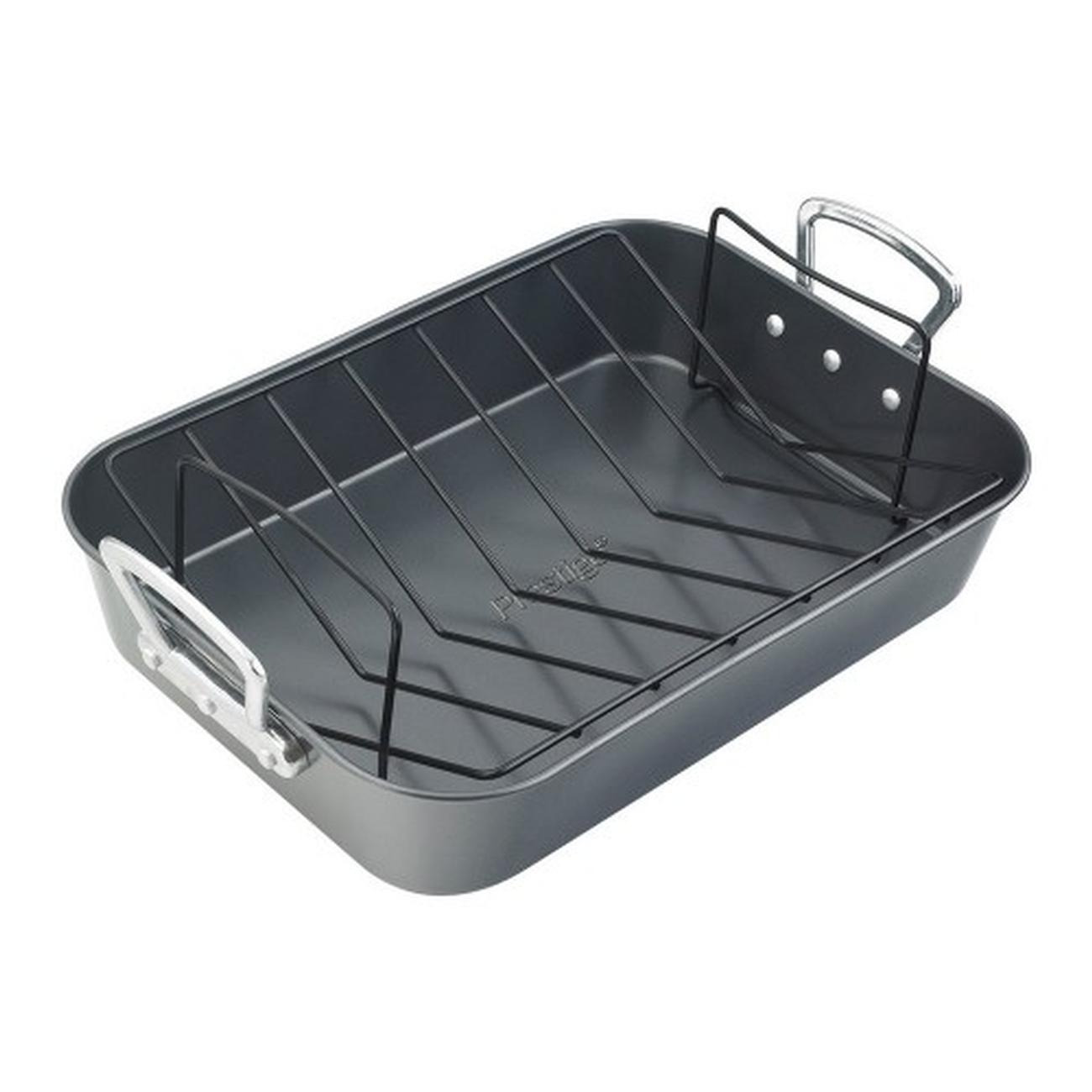 prestige-inspire-non-stick-roaster-and-rack - Prestige Inspire Non-stick Roaster & V Rack