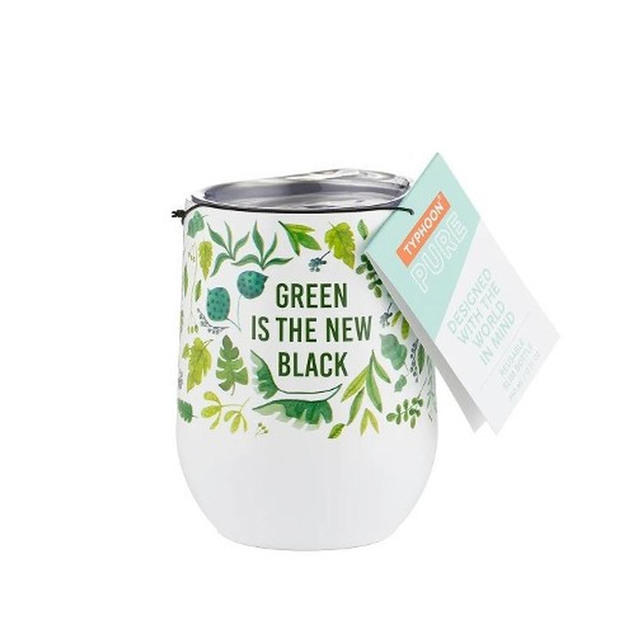 pure-green-new-black-tumbler-350ml-typhoon - Pure Green New Black Tumbler 350ml