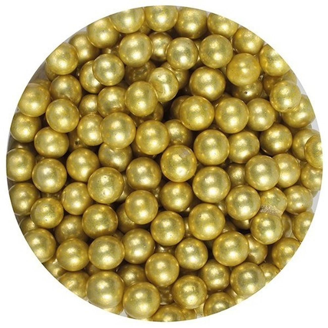 purple-cupcakes-edible-gold-pearls-6mm - Purple Cupcakes Edible Pearls Gold 6mm